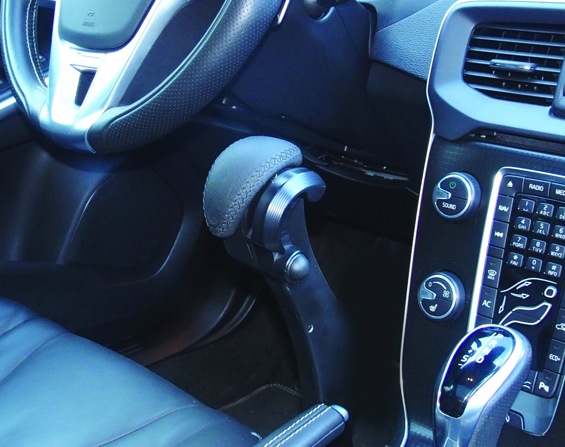 TSL (The Safe Lever) Floor-Mount Trigger Operated Electronic Accelerator and Mechanical Brake